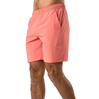 Shorts pour hommes de couleur unie, taille moyenne, élastiques, séchage rapide, vêtements décontractés