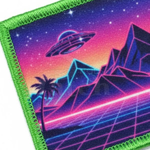 Custom Made Sublimation <b>Patches</b> For Fashion Clothing Accessories With Sharp And Detailed Printed Artwork - Product Image 5