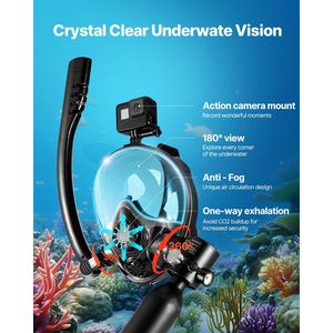 Bombola Subacquea Portatile da 0,5L, Profondità di Immersione 10 m, Cilindro di Ossigeno per 5-10 Minuti di Respirazione Subacquea - Product Image 5