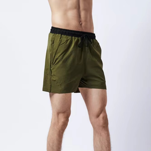 กางเกงขาสั้นชายคุณภาพดีสำหรับฤดูร้อน สีพื้น แบบสั่งทำได้ กางเกงชายหาด กางเกงว่ายน้ำ แห้งเร็ว สำหรับผู้ชาย - Product Image 6