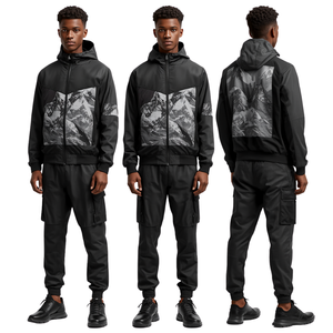 Chaqueta Deportiva Cortavientos Shadow Ridge para Hombre, con Diseño Gráfico Premium y Estilo Técnico Ligero para Exteriores - Product Image 2