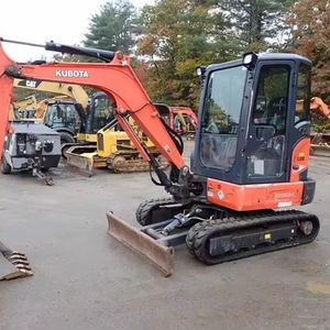 Excavadora de cadenas amarilla usada de 3 toneladas, eficiente, con rotación de 360 grados y orugas duraderas para movimiento de tierras en zonas urbanas - Product Image 1