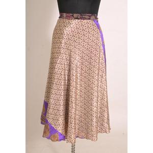 Falda Maxi Cruzada de Seda con Estampado Floral Vintage para Mujer, Hecha a Mano y Personalizada - Product Image 2