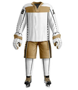 Meilleur prix, uniforme de hockey sur glace personnalisé imprimé pour adultes, best-seller, logo personnalisé, maillot respirant à séchage rapide, ensemble pantalon, faible MOQ - Product Image 1