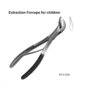Forceps d'extraction ergonomiques pour enfants, modèle anglais, en acier inoxydable, par Roboz Tech Pakistan - Product Image 1
