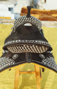 La mayoría de las ventas de cuero occidental caballo barril carreras sillín floral tallado a mano al mejor precio - Product Image 6