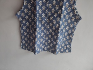 Chaleco de Mujer de Algodón Tejido con Parches Estilo Bohemio, Cuello en V, Sin Mangas, Acolchado, con Bolsillos Florales, Prenda Exterior Ecológica, Regalo para Ella - Product Image 5