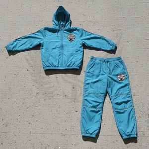 Wholesale Custom logo Pullover <b>Jacket</b> Men's Sets Men Blank Tracksuits Windbreaker Nylon Tracksuit Set Track Suit for Men - Product Image 5