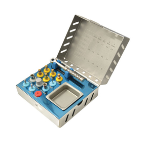 Coffret d'instruments chirurgicaux pour implants dentaires avec outils et composants d'implantologie, kit d'outils d'implantologie orale - Product Image 1