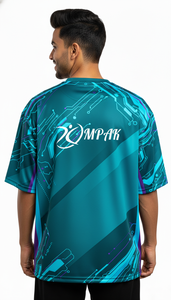 เสื้อยืดลำลองผู้ชายทรงปกติ ทันสมัย พิมพ์ลายแบบซับลิเมชั่น ผลิตจากโพลีเอสเตอร์/คอตตอน แห้งเร็ว เป็นมิตรกับสิ่งแวดล้อม สไตล์สตรีทแวร์ - Product Image 4