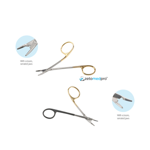 Premium TC Gold Crile-Wood Needle Holder – Made from High-Quality Stainless Steel with Tungsten Carbide Jaws for Precision - Product Image 6