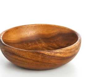 Tazón para Ensalada de Madera de Acacia con Paredes Rectas, Cilíndrico, para Servir Frutas, Ecológico, Vajilla al por Mayor - Product Image 3