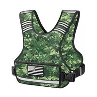Gilet lesté utilitaire noir en nylon Cordura avec plusieurs poches de rangement et boucles à dégagement rapide – Équipement de fitness pour la force