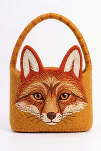 กระเป๋าสักหลาดทำมือรักษ์โลก รูปสุนัขจิ้งจอกน่ารัก กระเป๋าสะพายไหล่ สีสันตามสั่ง ของขวัญวันเกิดเด็ก ใช้ได้ทุกวัน สำหรับเดินทาง - Product Image 1