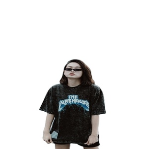 Personalizado 2025 verano Mujer trajes cuello redondo Regular Top mujer gráfico personalizado algodón Camisetas Mujer camiseta - Product Image 1