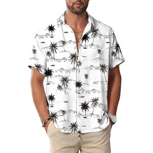 Camisa Hawaiana de Moda para Hombre, Estampado Tropical, Manga Corta, Cierre de Botones, para Playa, Viajes, Vacaciones, Fiestas y Resorts - Product Image 2