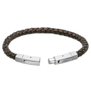 Brazalete de Cuero con Diseño Redondo, Elegante y Encantador, Hecho a Mano, Estilo Bolo - Product Image 1