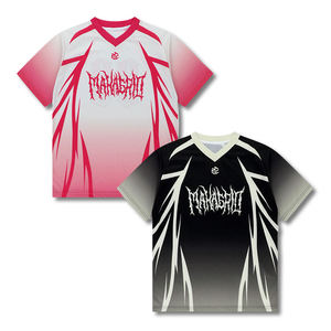 T-shirt sublimé à manches courtes pour homme, séchage rapide, tissu synthétique léger et doux pour la peau, col confortable, idéal pour le sport - Product Image 1