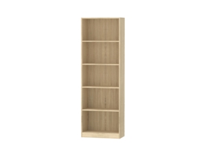 High Quality 1718 Modern Wood 5 Tier Open Bookcase Particle Board Storage <b>Cabinet</b> Sonoma Oak Tall Bookshelf - Product Image 2