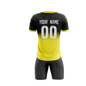 Meilleures ventes : Maillot de football unisexe pour adulte, manches courtes, respirant, 100 % polyester, écologique, léger, séchage rapide, service OEM - Product Image 6