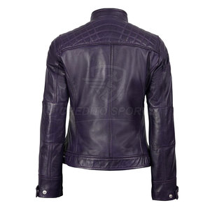 Chaqueta de Cuero para Mujer de Alta Calidad, Suave al Tacto, Chaqueta de Cuero de Moda, Talla Personalizada, Chaqueta de Cuero para Mujer Más Vendida - Product Image 4