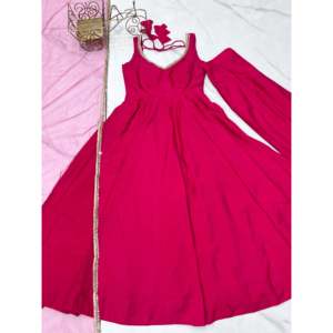 Vestido Anarkali Elegante para Fiesta Talla XS con Hermosa Pantalona y Dupatta - Product Image 1