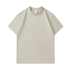 Custom High Quality Cotton Oversize Drop Shoulder T-shirt Blank Streetwear Heavyweight <b>Plain</b> <b>Tshirt</b> Printing for Men - Product Image 5