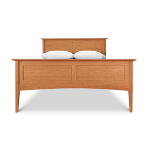 Traditional Tapered Leg Wooden <b>Double</b> <b>Bed</b> | Minimalist Shaker <b>Platform</b> <b>Bed</b> Wholesale - Product Image 5