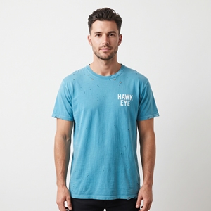 Men's Vintage Washed Distressed T Shirts Custom Cotton Regular Fit Casual Short Sleeve Streetwear Fashion <b>Clothing</b> - Product Image 1