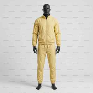 Ensemble de survêtement personnalisé pour homme : coupe-vent vierge en nylon, sweat à capuche et pantalon de jogging en nylon - Product Image 1