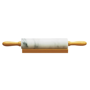Wood & Marble Dough <b>Rolling</b> <b>Pin</b> Kitchen Pastry Preparation Latest Designer Pieces Wood Marble Roller <b>Pin</b> - Product Image 3