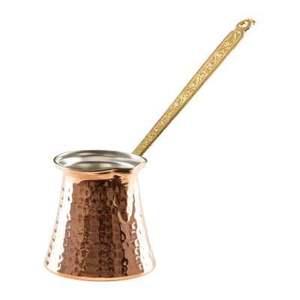 Cafetera Decorativa de Metal para Café Turco, con Mango Largo de Madera, Apta para Uso en el Hogar, Cocina y Entornos Profesionales de Cafetería - Product Image 4