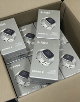 Montre connectée sportive Fiitbiit Sense 2, boîtier en plastique de 41 mm, écran numérique en caoutchouc, moniteur de fréquence cardiaque, batterie au lithium rechargeable 7