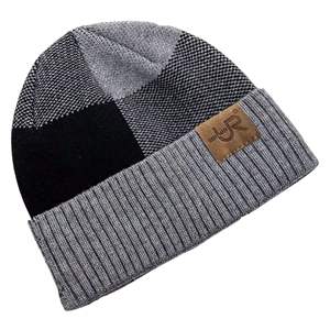 Gorras de Calavera Estilo Urbano con Logotipo Personalizado OEM, Tejido Jacquard Sublimado, Elásticas con Puño, Diseño de Puntos/Frutas, Tejido Acrílico/Algodón, Tejido de Punto Acanalado - Product Image 1