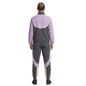 Conjuntos de Chaqueta Cortavientos Personalizados en Gris Lila, Tejido Resistente, Cuello Alto, Manga Larga, Poliéster, Impermeable, Transpirable y Cálido para Mujer - Product Image 2