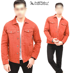 Service OEM ODM, dernières tendances, logo personnalisé imprimé, best-seller, tissu doux au toucher, vestes en jean pour hommes, vêtements d'extérieur - Product Image 5