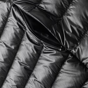 เสื้อกั๊กขนเป็ด Montane สีดำแบบสั่งทำพิเศษ ซิปหน้า อุ่นสบายสำหรับฤดูหนาว บุนวมอย่างดี ไซส์ใหญ่พิเศษ พร้อมบริการ OEM - Product Image 6