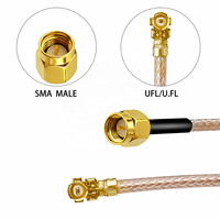 Câble coaxial N Type Femelle vers SMA Mâle U.FL UFL MHF1 RG178 pour antenne de routeur T-Mobile, cartes Mini PCIE, WiFi, WLAN