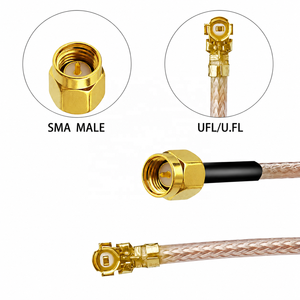 Câble coaxial N Type Femelle vers SMA Mâle U.FL UFL MHF1 RG178 pour antenne de routeur T-Mobile, cartes Mini PCIE, WiFi, WLAN - Product Image 2