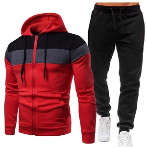 Ensemble de jogging 2 pièces décontracté d'hiver pour hommes, sweatshirts à manches longues, pantalons de survêtement, tenues chaudes d'hiver - Product Image 4