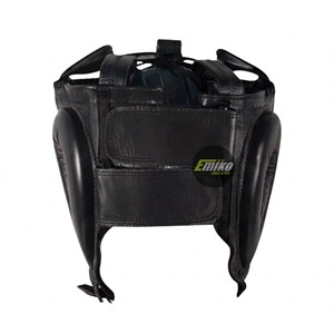 Protector de Cabeza de Boxeo de Cuero de Alta Calidad Personalizado con Diseño Transpirable y Correa Ajustable para Entrenamiento Deportivo - Product Image 3