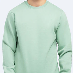 Nueva Sudadera de Cuello Redondo para Hombre, OEM, 300 g/m², Longitud Regular, Forro Polar Grueso de Poliéster/Algodón, Invierno, Logotipo Personalizado, Antipilling - Product Image 3