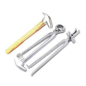 Professional Horse Hoof Care Kit Multi <b>Functional</b> Nippers Clincher and Hammer Set for Farrier Trimming <b>Shoeing</b> Durable Heavy - Product Image 2