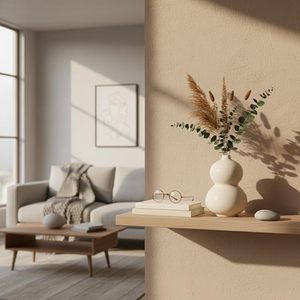 Vase de table en céramique blanche, finition mate, porte-fleurs en porcelaine fait main avec trou de drainage pour la décoration intérieure - Product Image 3