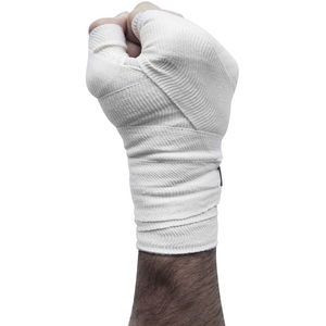 Bandages de boxe pour les mains, soutien du poignet, bandages élastiques en coton respirant, écologiques, personnalisés pour hommes et femmes, MMA, Muay Thai, Kickboxing - Product Image 1