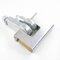Cadenas E10 robuste rectangulaire, corps en acier, cylindre en laiton, haute sécurité, pour portail et porte