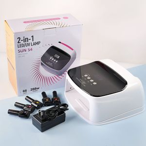 Lampe à ongles UV LED sans fil professionnelle 66 LED, machine à ongles en gel avec base amovible, 4 réglages de minuterie, outil professionnel rechargeable - Product Image 6