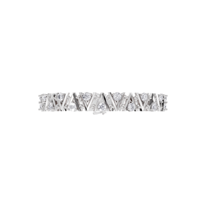 Bracelet Aarinya plaqué or 18 carats avec diamants de laboratoire taille brillant VVS2 certifiés IGI, serti en canal - Product Image 6