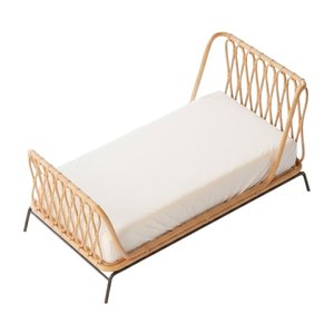 High Quality Rattan Toddler <b>Bed</b> Kids Furniture Nursery Room Factory Price Wholesale Hot Sale Cheap Children Furniture Item - Product Image 3