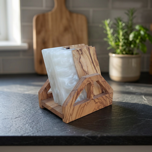 FWE Unique Easy <b>Cleaning</b> Mats Pads Epoxy Resin Pattern <b>Wood</b> Coaster <b>Set</b> Modern Design Eco-Friendly Heat Resistant for Water - Product Image 1